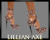 {LA} Shiny brown heels