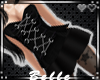 {B} Black Corset Dress