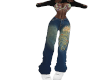 baggy butterfly jeans