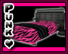 Luxury Bed Pink Zebra