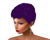 Hair short purple Miel