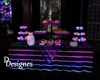 neon party treats table