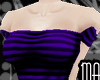 |MA|Purple Striped Dress