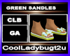 GREEN SANDLES