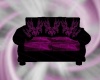 (Ivy) Pink/Black S. Sofa