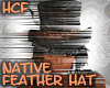 HCF Native Feather Hat F