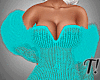 T! Aqua Fur Shrug