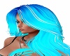 Jennette neon blue hair