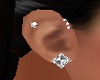 ~CR~Diam&Pearls Earrings