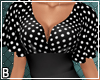 Retro Polka Dot Top Skir