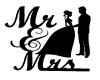 Mr and Mrs Wall Decal