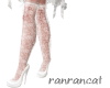 +socks white lace flower