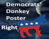 Democrats' Donkey Poster