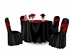 Black n Red Table Set