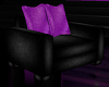 [Alx]Black purple chair