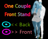 Couple Front Back Stand