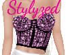 Lilac Gem Bustier
