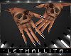Chrome Skull Nails