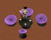 Purple Sexy Dance Table