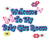Baby Girl Room Sign *Req