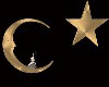 moon & star  set  gold