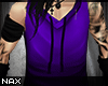 !NAX Faded hoodie purple