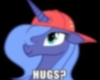 Luna Hugs? sticker