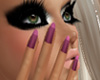 Purple nails