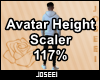 Avatar Height Scale 117%