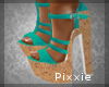 Turquoise Wedges e