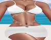 White Bikini Top n Skirt