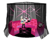 Pink Star Curtain Couch