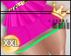 XXL Pink Mini Skirt