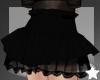 kawaii black lace skirt