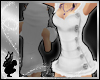 *dl FurHoodDress - White