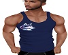 Dk Blue Wolf Tank