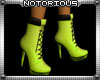 Neon Yellow Boots