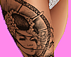 Asian Doll Leg Tattoo