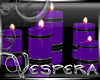 -N- Purple Banded Candle