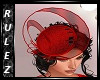Elegant Red Lady Hat