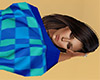Teal Sleep Blanket Plaid