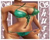 sexy green bikini
