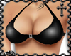 * Black PVC Bra Halter