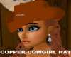 COPPER COWGIRL HAT