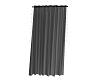 black seethrough curtain