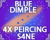 BLUE DIMPLE PEIRCING
