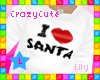 !L Love Santa Top