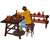 pottery table animated