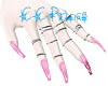 Nails and Rings (pink)