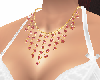 Ruby 'N Gold Necklace